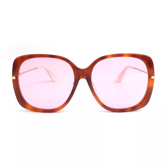 Auth GUCCI Interlocking G Bee Sunglasses Brown/Pink/Off White/Gold - e59886a main image 8